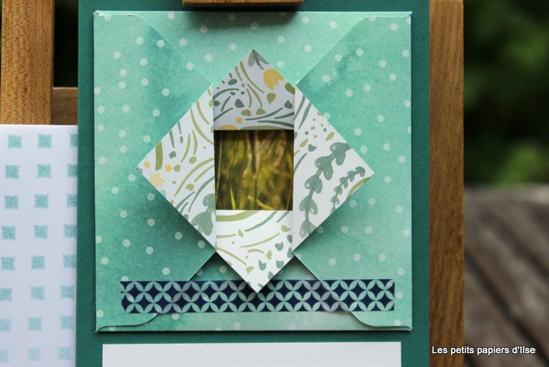 Photo de la carte de vacances origami