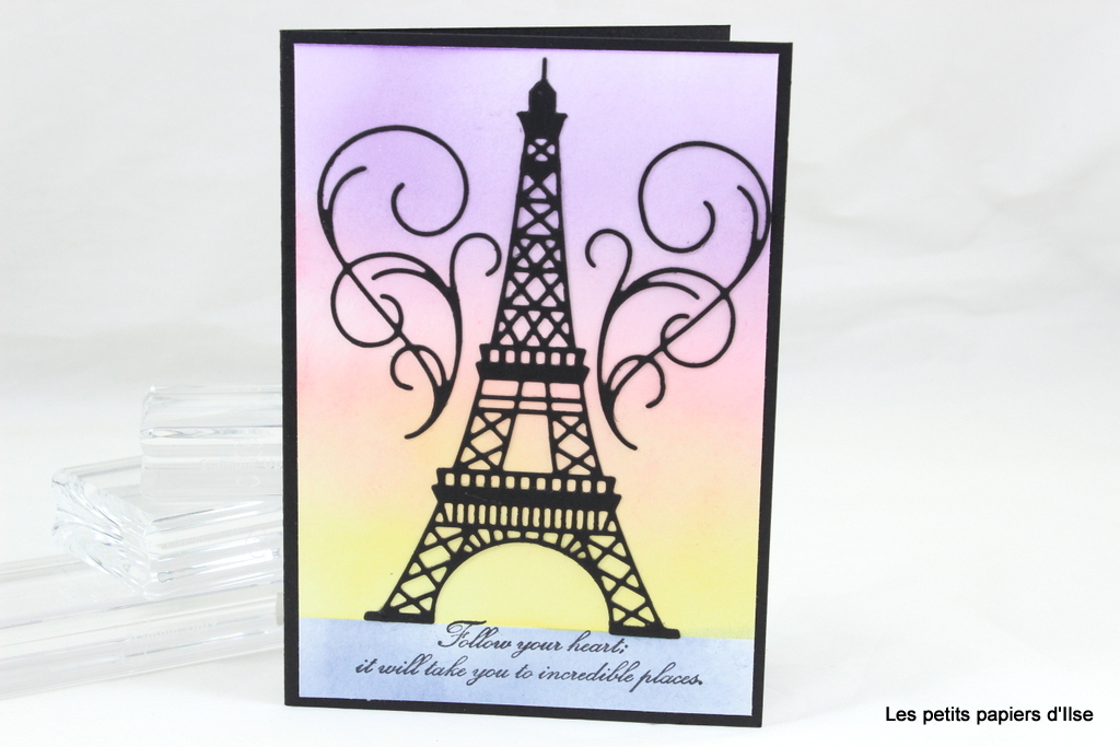 Photo de la carte Coucher de soleil sur la Tour Eiffel
