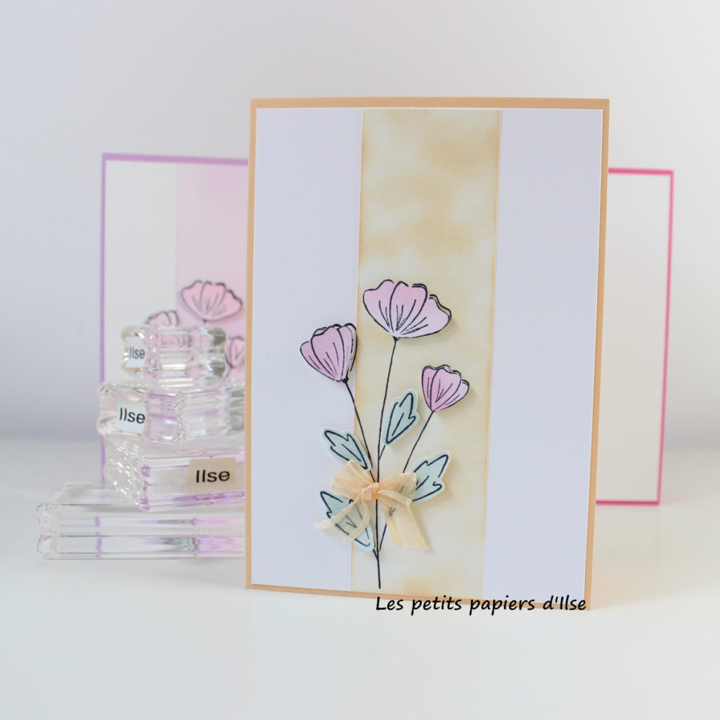 Photo de ma série de cartes Mille mercis fleuris