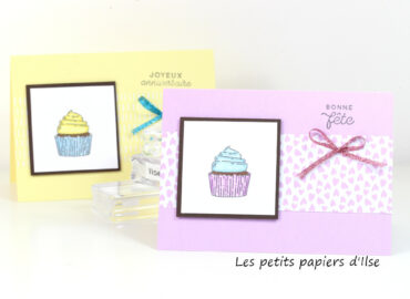Photo de la carte simple au cupcake revisité