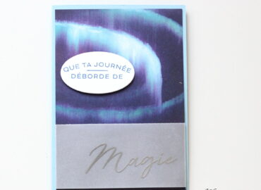 Photo de ma carte pour le blog hop de Stamp Impressions Europe