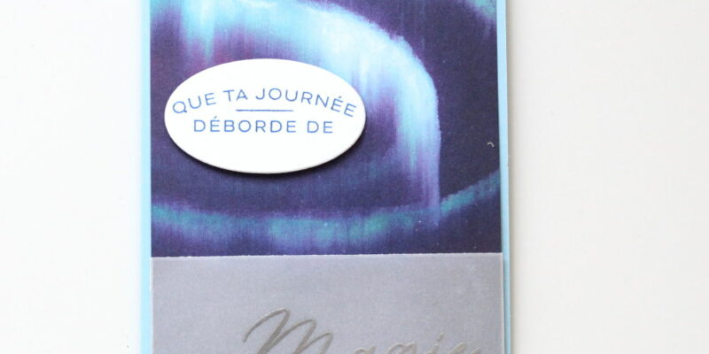 Photo de ma carte pour le blog hop de Stamp Impressions Europe