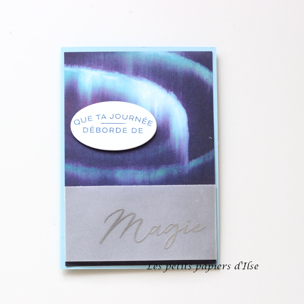 Photo de ma carte pour le blog hop de Stamp Impressions Europe